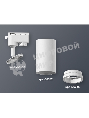 Светильник Ambrella light XT6322140 SWH/FR белый песок/белый матовый MR16 GU5.3 (A2520, C6322, N6245)