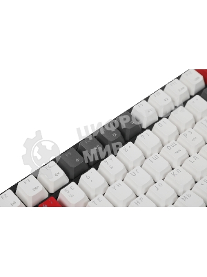 Клавиатура беспроводная A4Tech Bloody WS87 Naraka USB, Bluetooth/Радиоканал черный/красный