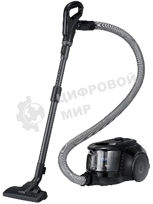 Пылесос Samsung VC18M2150SG/EV титан/черный, 380/1800 Вт, уборка сухая, пылесборник контейнер 1.5 л
