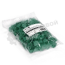 Колпачок ExeGate BC45-100-GN изолирующий для коннектора RJ-45, зеленый (100 шт)