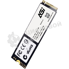 Накопитель SSD AGI AGI2T0G43AI818, 2Tb, PCIe 4.0 x4, M.2 2280, NVMe, R/W 5200/4700