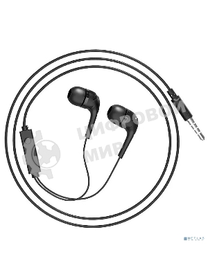 Проводные наушники Hoco M40 черный, внутриканальные, Jack 3.5 мм