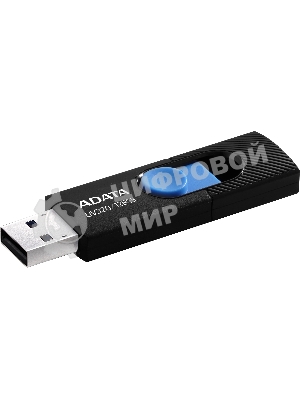 Флешка USB ADATA UV320 (AUV320-128G-RBKBL), 128Gb, USB 3.2, R/W 100/30, черный/голубой