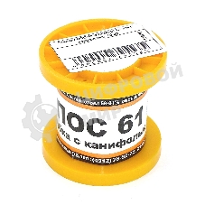 Припой ПОС-61 диаметр 1,5 мм с канифолью 50 гр 5 шт