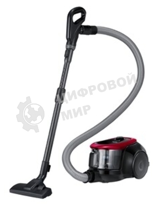 Пылесос Samsung VC18M21C0VR/EV красный/черный, 380/1800 Вт, уборка сухая, пылесборник контейнер 1.5 л