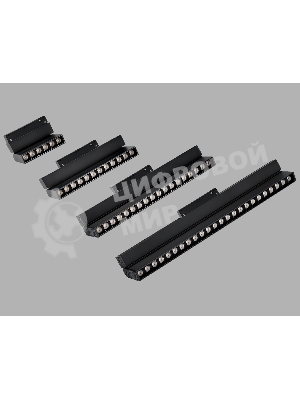 Трековый светильник Ambrella light GL8090 BK черный IP20 9W 3000-6000K 220V 24° 220*25*138