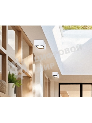 Светильник накладной TN70865 WH/BK белый/черный GX53 max 12W 95*95*62
