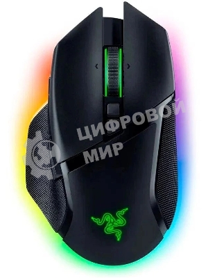 Мышь беспроводная/проводная Razer Basilisk V3 Pro черный, 30000 dpi, радиоканал, Bluetooth, USB, кнопки - 11