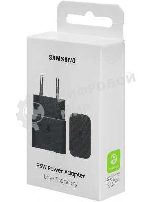 Сетевое зарядное устройство Samsung EP-T2510 черный (EP-T2510NBEGEU)