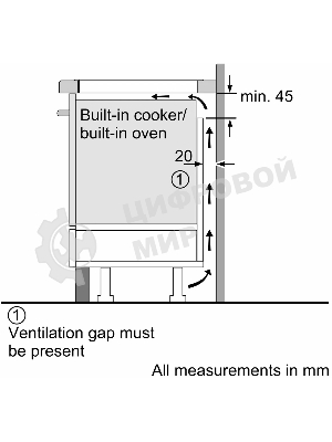 Индукционная варочная поверхность Bosch PIE631BB5E, 4 конфорки, стеклокерамика, 7400 Вт