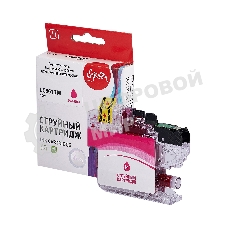 Струйный картридж Sakura LC3617M для Brother, пурпурный, 10 мл., 550 к.