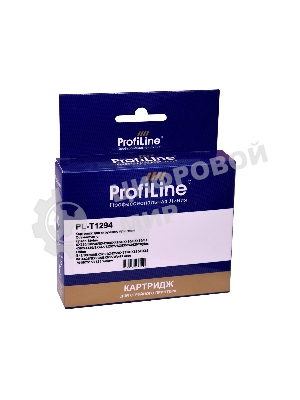 Картридж струйный ProfiLine PL-T1294 для принтеров Epson Stylus SX230/SX235/SX420/SX425/SX430/SX435/SX438/SX440/SX445/SX525/SX535/SX620/Stylus Office B42/BX305/BX320/BX525/BX535/BX625/BX630/BX635/BX925/BX935/WorkForce 7015/7515/7525 с чернилами Yellow