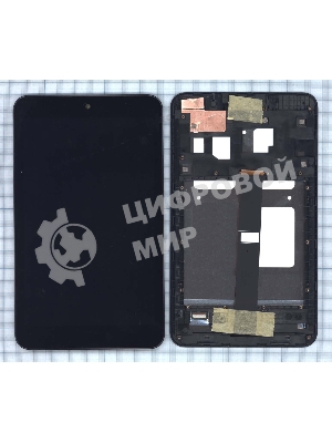 Модуль (матрица + тачскрин) для Asus MeMo Pad 8 ME181 ME181C черный с рамкой