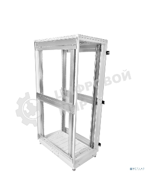 Шкаф телекоммуникационный напольный 42U (600x600) дверь металл (3 места), ШТК-М-42.6.6-3ААА