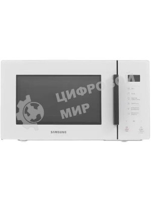 Микроволновая печь Samsung MG23T5018AE/BW белый, 23 л, 800 Вт, переключатели - сенсор