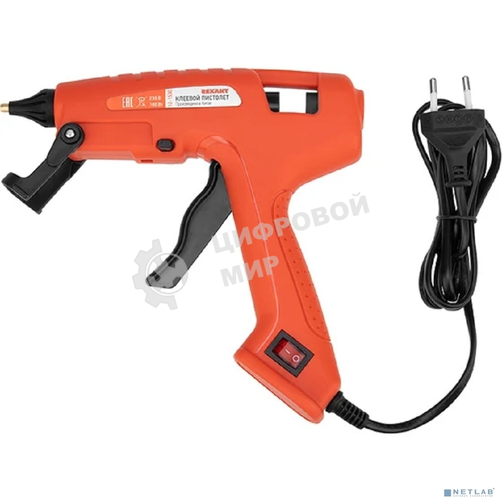 Клеевой пистолет Rexant, 100 Вт, Ø11 мм, 