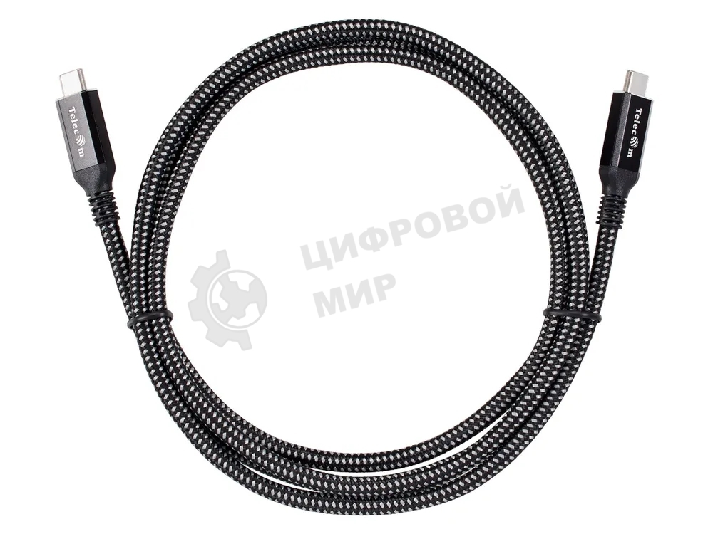 Кабель USB4 TypeCM/CM 8K@30Hz, 40Gbps, PD 240W, медь Telecom 2м TUS840-2M