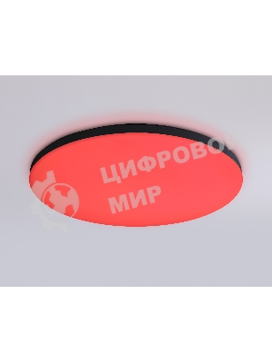 Умный светодиодный светильник FZ2004 BK черный IP54 20W 3000K-6500K+RGB Wi-Fi Алиса/Tuya/Smart Home/Alexa D300*55 (ПДУ ИК)