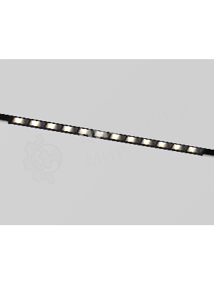 Трековый светильник GL2335 BK черный IP20 10W 3CCT 3000/4200/6400K 48V 200*10*37