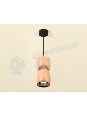 Светильник Ambrella Light XP1144010 PPG/SBK/PBK золото розовое полированное/черный песок/черный полированный MR16 GU5.3