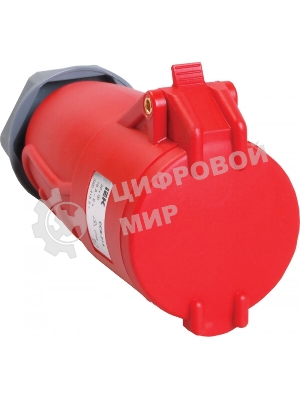 Розетка переносная IEK PSN22-016-4 ССИ-214 16А-6ч/380-415В 3Р + РЕ IP44 MAGNUM IEK