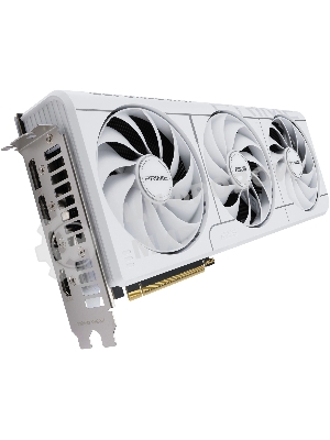 Видеокарта ASUS GeForce RTX 5070 PRIME White OC Edition, 12 GB GDDR7, 192 bit, 3xDisplayPort, HDMI, GPU 2325 MHz