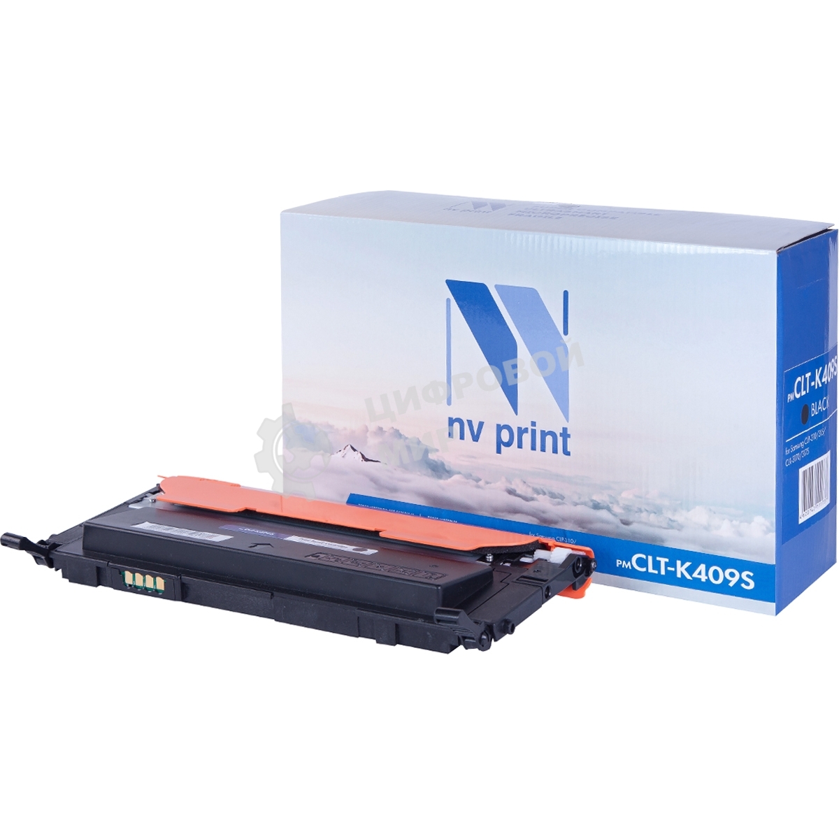 Картридж лазерный NVPrint совместимый Samsung CLT-K409S черный для CLP 310/310N/315 (1500k)