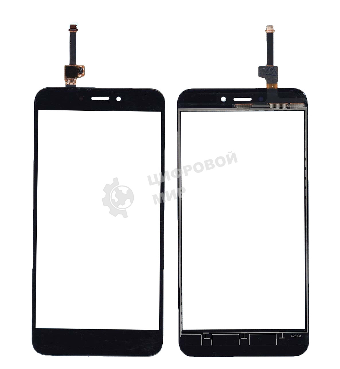 Сенсорное стекло (тачскрин) для Xiaomi Redmi 4X, черное