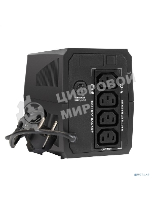 Источник бесперебойного питания ExeGate SpecialPro UNB-500.LED.AVR.4C13 500VA/300W, LED, AVR, 4*C13, черный