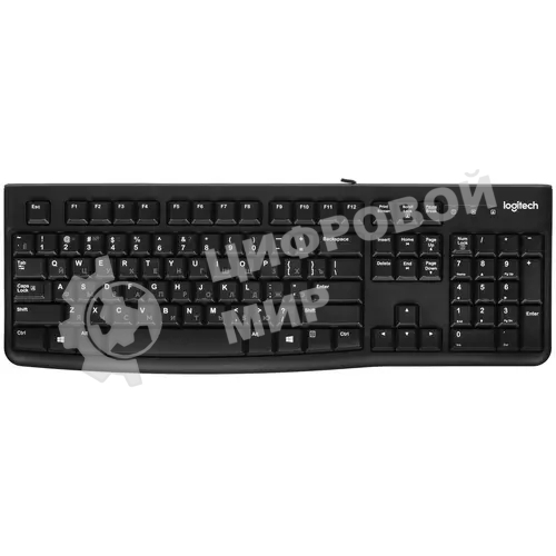 Комплект клавиатура + мышь Logitech Desktop MK120 оригинальная заводская РУС гравировка 920-002561