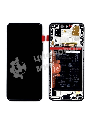 Дисплей для Huawei Nova 9 SE в сборе с тачскрином, панелью и аккумулятором (SP 02354UVY), черный