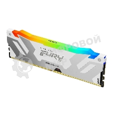 Оперативная память Kingston Fury Renegade, DDR5, 16Gb (1x16Gb), 7600MHz, CL38, DIMM, радиатор, RGB, белый