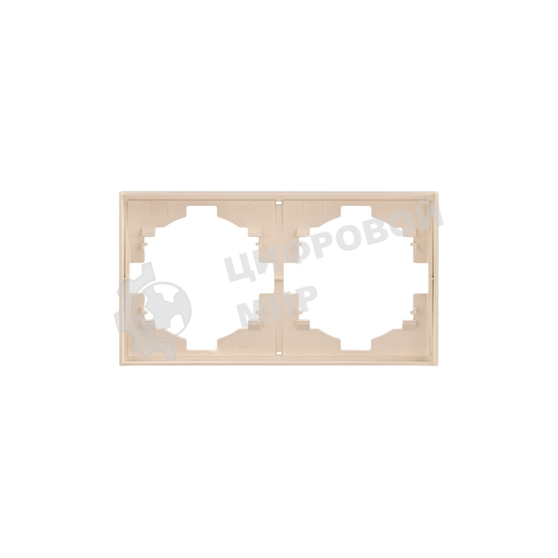 Рамка KRANZ STRONG 2-постовая шелк