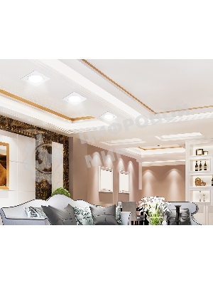 Светильник Ambrella light TN51824 WH белый GX53 max 15W 110*110*39