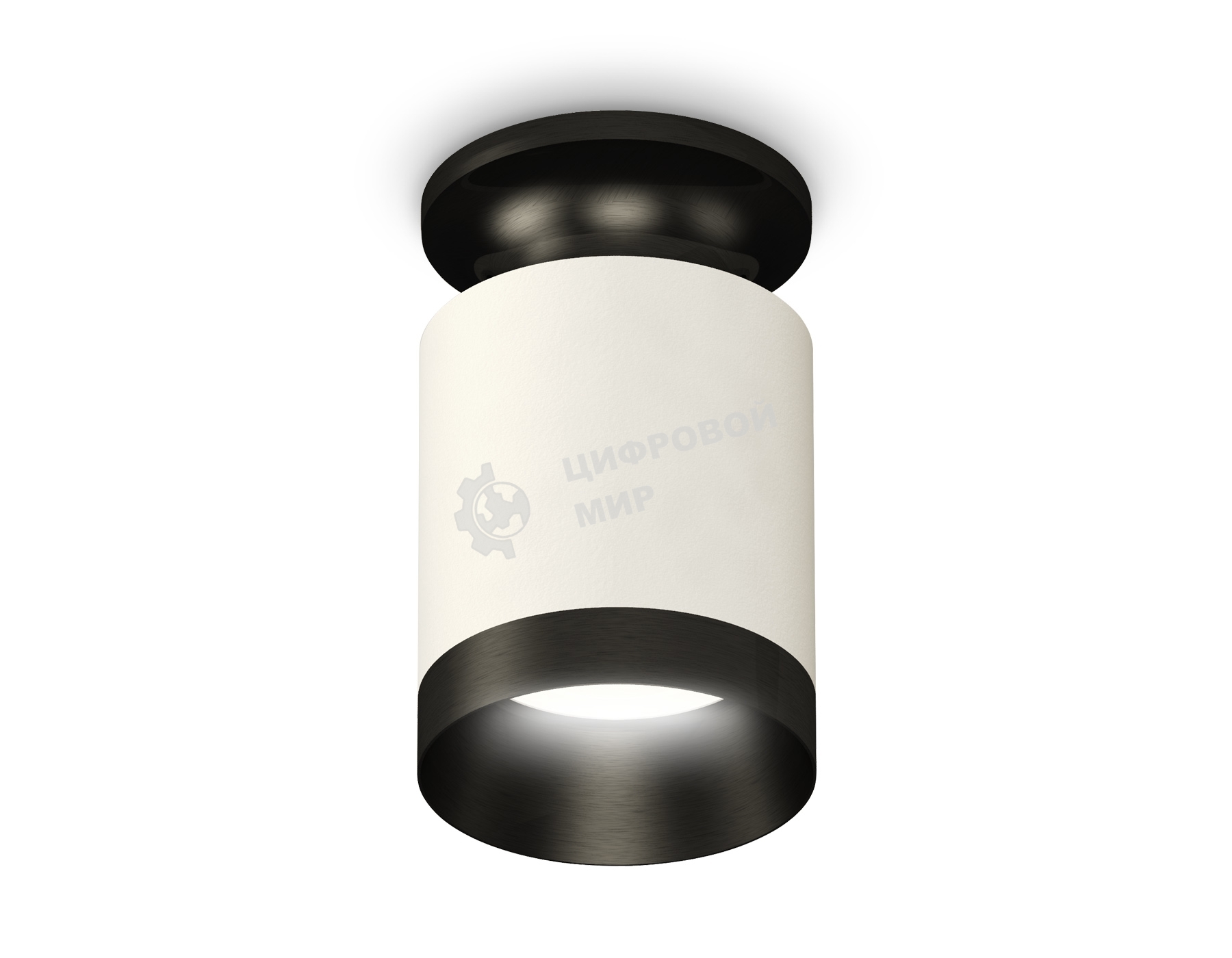 Светильник Ambrella Light XS6301121 SWH/PBK белый песок/черный полированный MR16 GU5.3 (N6902, C6301, N6131)