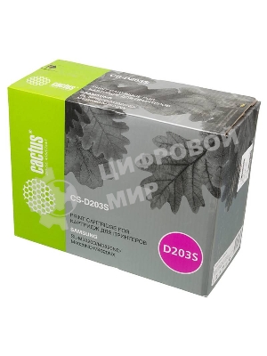 Картридж лазерный Cactus CS-D203S черный (3000 стр.) для Samsung SL-M3820D/M3820ND/M4020ND/M4020NX