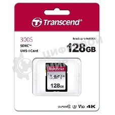 Флеш карта SD 128Gb Transcend SDХC UHS-I U3