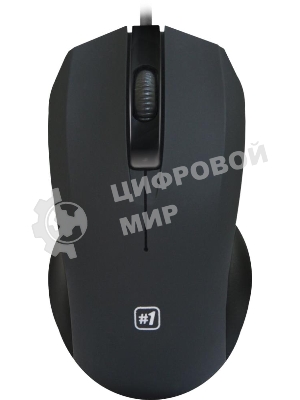 Мышь проводная Defender MM-310 черный, 1000 dpi, USB, кнопки - 3
