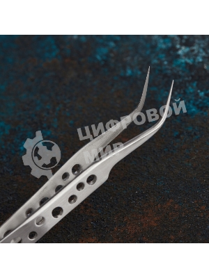 Пинцет изогнутый Rexant узкий 120 мм Airy (блистер)