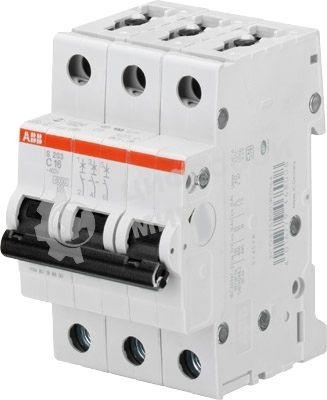 Выключатель автоматический модульный 3п C 25А 6кА S203 ABB