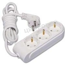 Удлинитель Makel 3х3 м с заземл. 16А защ. шторки