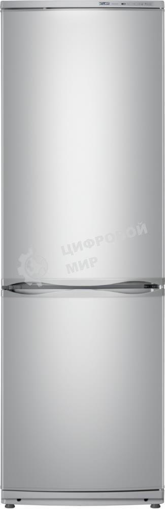 Холодильник Atlant ХМ-6021-080 серебристый двухкамерный 225/101л морозилка снизу