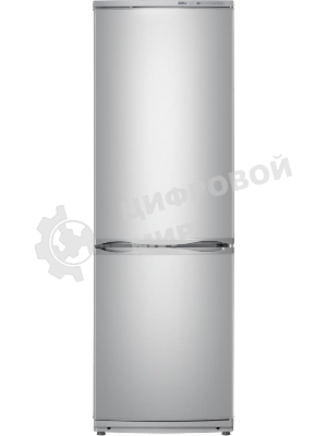 Холодильник Atlant ХМ-6021-080 серебристый двухкамерный 225/101л морозилка снизу