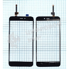 Сенсорное стекло (тачскрин) для Xiaomi Redmi 4X, черное