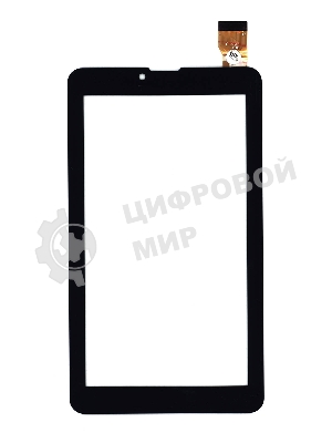 Сенсорное стекло (тачскрин) QCY-FPC-706 (Версия В), черное