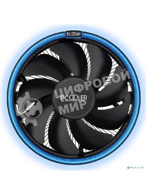 Кулер PCCooler E126MB черный 120мм алюминий 1800rpm 26.5db 4-pin 92W 70мм