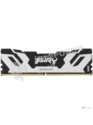 Оперативная память Kingston Fury Renegade, DDR5, 16Gb (1x16Gb), 8000MHz, CL38, DIMM, с радиаторами, серебристый/черный