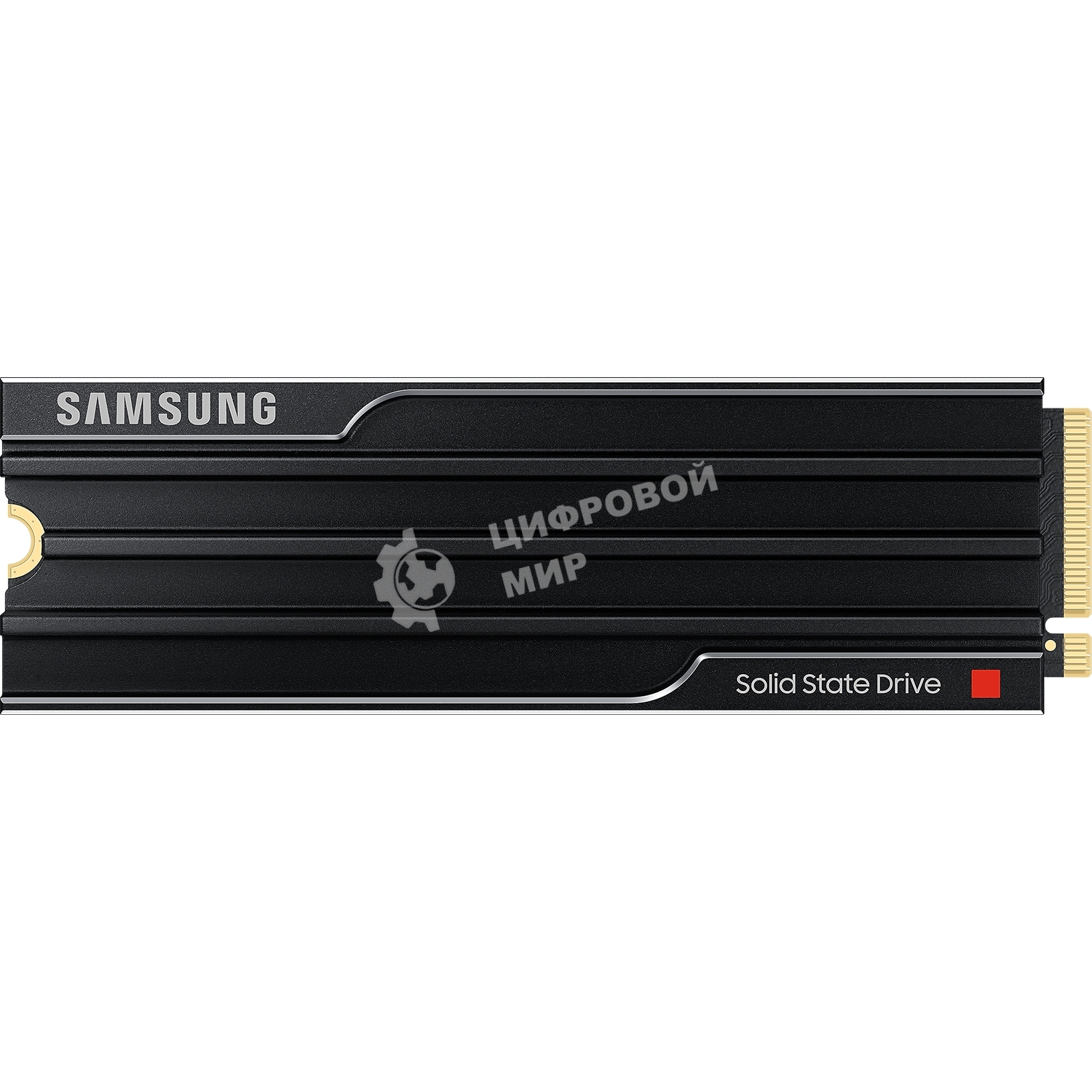 Накопитель SSD 1Tb Samsung 9100 PRO, M.2, PCI-E 5.0 x4, TLC 3D NAND R/W - 14800/13400 Mb/s с радиатором