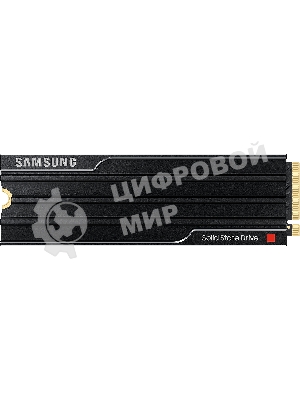 Накопитель SSD 1Tb Samsung 9100 PRO, M.2, PCI-E 5.0 x4, TLC 3D NAND R/W - 14800/13400 Mb/s с радиатором