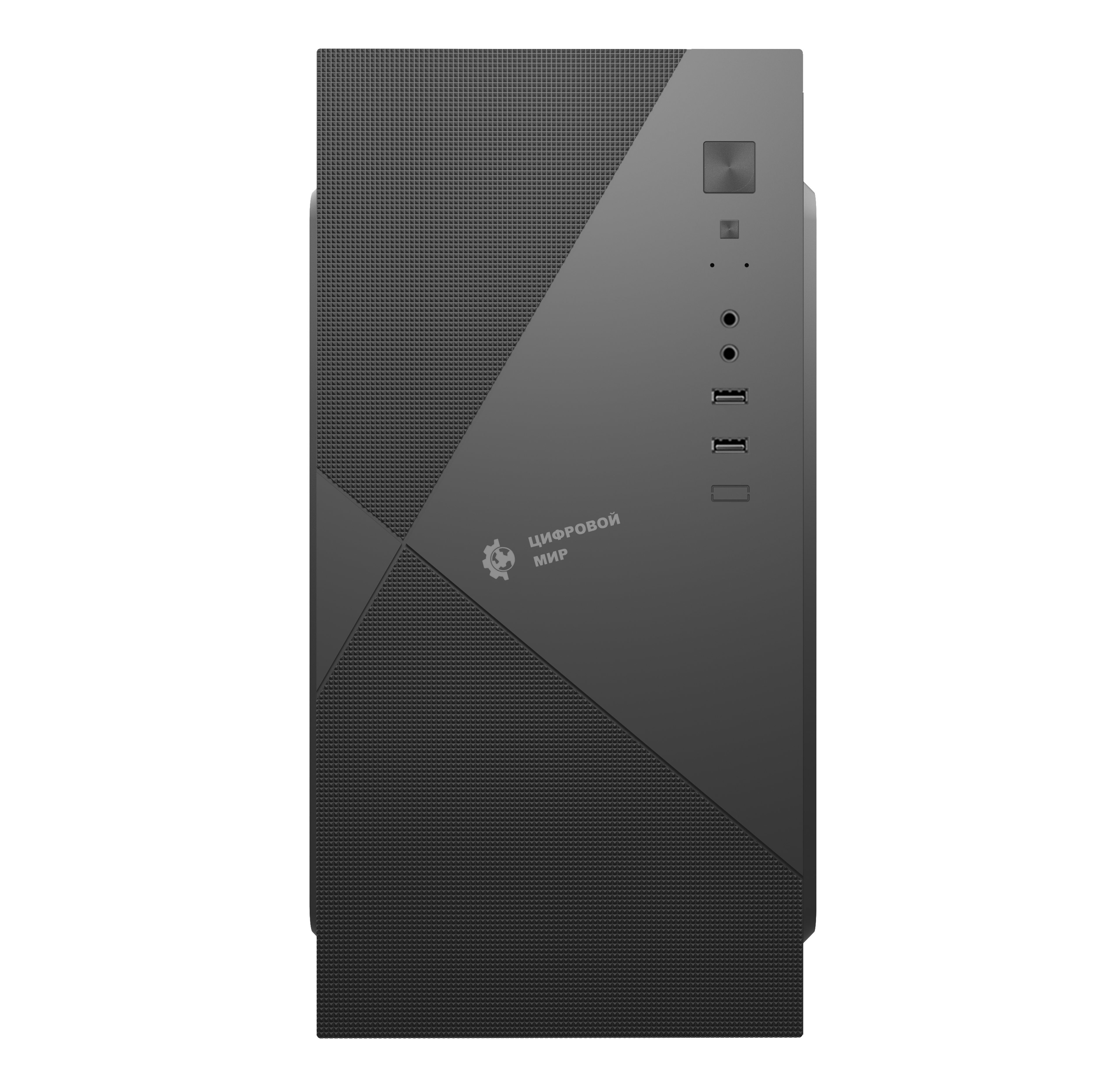 Компьютерный корпус с блоком питания 450Вт. Case Forza mATX, 450W, 2xUSB 2.0, Black, w/o FAN, 8 см fan PSU, power cord